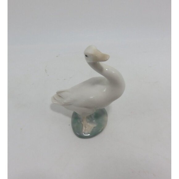 Vintage Lladro GOOSE Small Porcelain DUCK Figurine 1970s Collectible - Picture 3 of 10